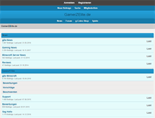 Tablet Screenshot of gamerzelite.de